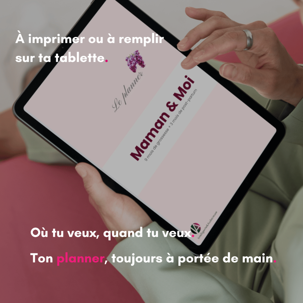 Le planner Maman & Moi sur tablette